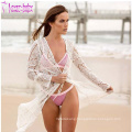 Crochet Lace Sexy Beach Cover up L384939